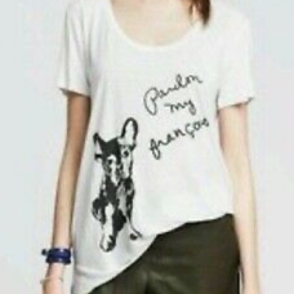 Banana Republic Pardon My Frenchie Bulldog Tee